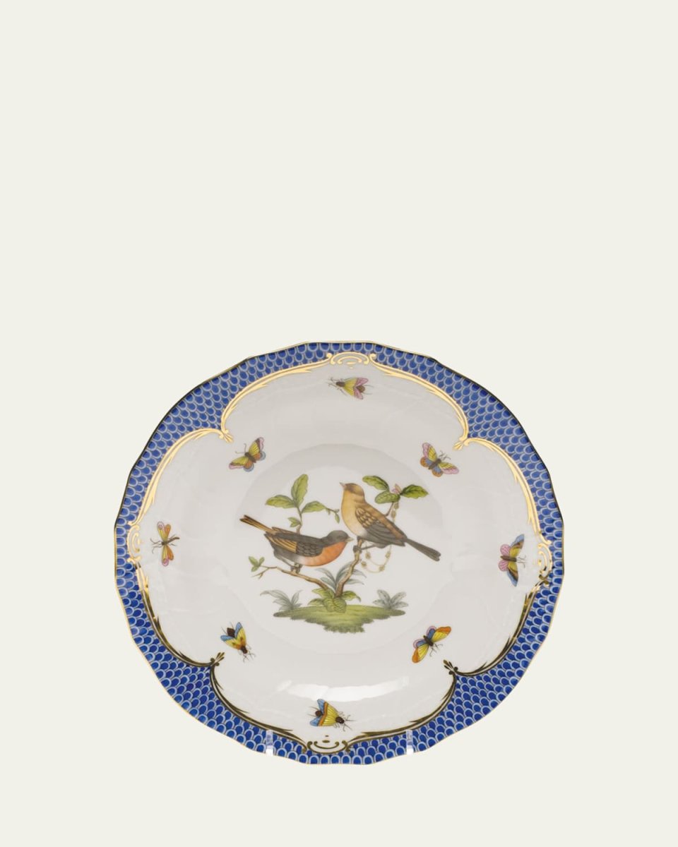 Rothschild Blue Motif 09 Dessert Plate
